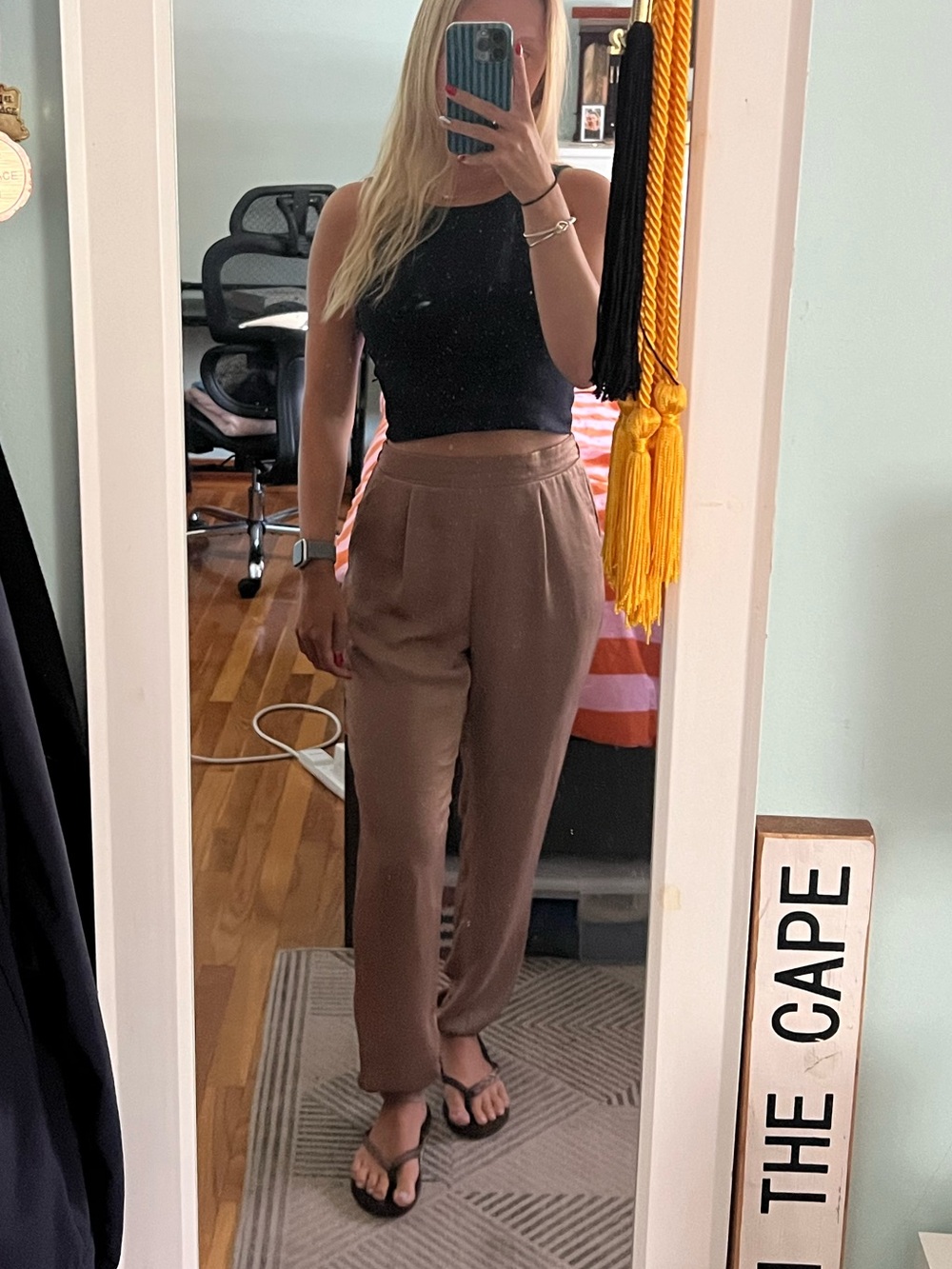 Satin Trousers XS